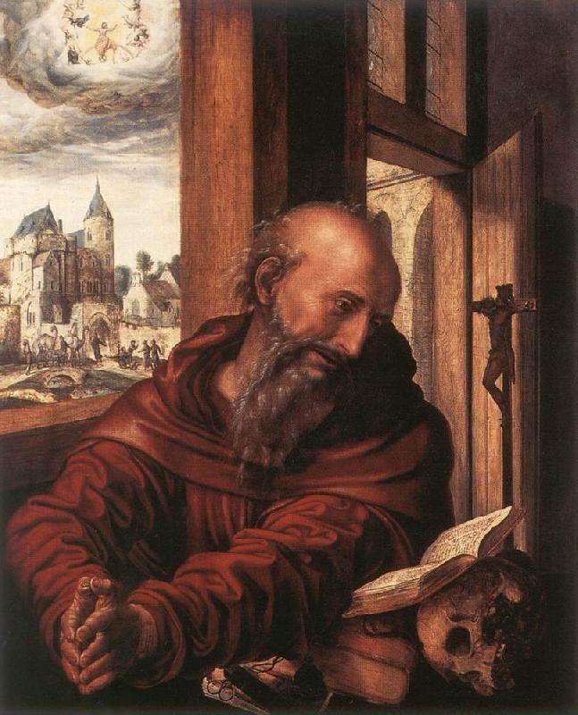 HEMESSEN, Jan Sanders van St Jerome af oil painting picture